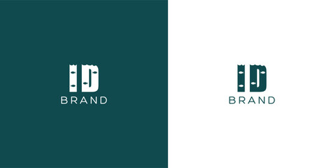 ID Letters vector logo design