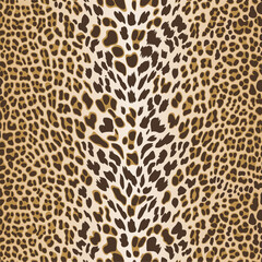 vector decorative texture of leopard skin - 785529854