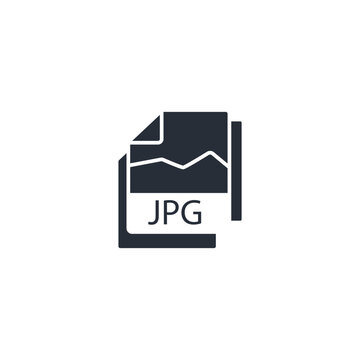 JPG file icon. vector.Editable stroke.linear style sign for use web design,logo.Symbol illustration.