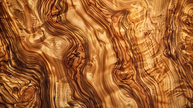 Lacquered Apple Wood Background