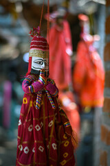 Rajasthani puppets
