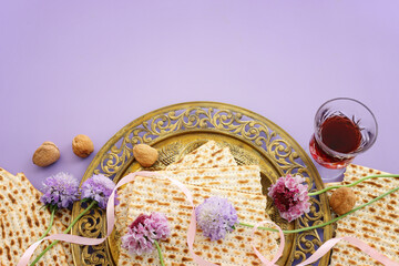 Pesah celebration concept (jewish Passover holiday) - 785538620
