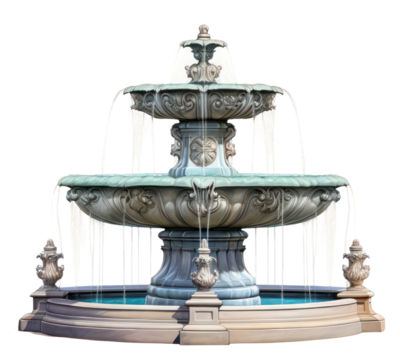 PNG  Water fountain architecture white background sculpture
