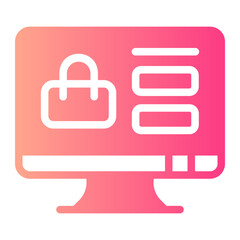 ecommerce gradient icon