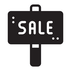 sale glyph icon