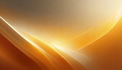 A white-gold-orange aged light texture gradient rough abstract background, featuring shine bright light, glow, empty space, grainy noise, and grungy texture, serving as a template