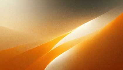 A white-gold-orange aged light texture gradient rough abstract background, featuring shine bright light, glow, empty space, grainy noise, and grungy texture, serving as a template