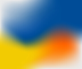 Retro Abstract Colorful Background, Blue and Yellow Gradient, Abstract Blurred Wallpaper Texture, Orange Blue Combination Backdrop