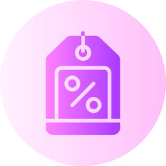 price tag gradient icon