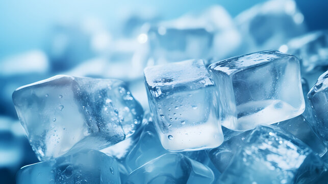Cool and refreshing ice cubes