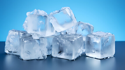 Cool and refreshing ice cubes
