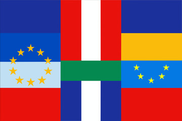 Flags of the world Vector illustration