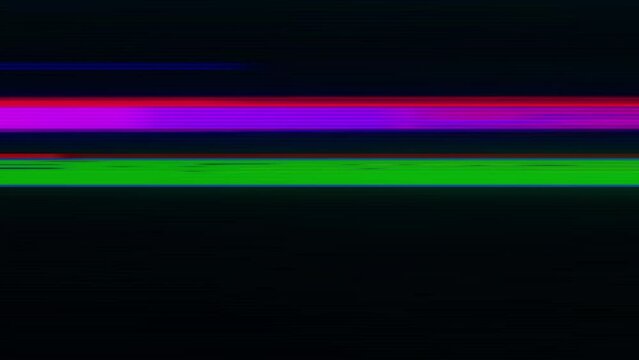 Effects such as noise and glitches. Image of a broken LCD screen.
