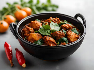 stew with vegetables and spices. cuisine, stew, healthy, chicken,Ai generated 