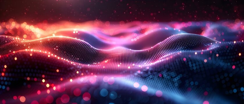 Smart Dust Rhythms: The Pulse of Ubiquitous Tech. Concept Smart Dust, Technology Trends, Ubiquitous Computing, IoT Devices, Data Collection