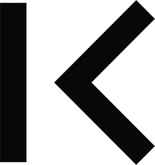 Printskip down right line vector