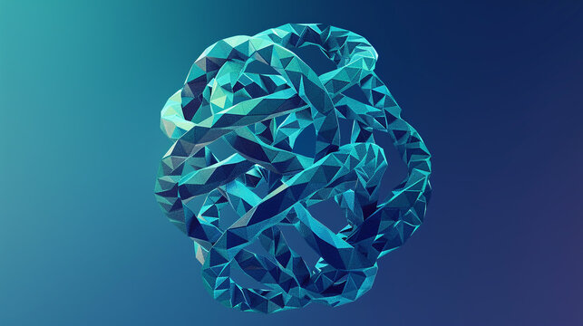 DNA helix sphere in deep blue, symbolizing life science on a navy to sky blue gradient.