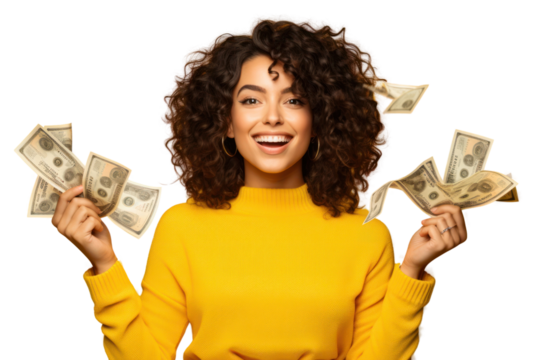 PNG Money cheerful banknote portrait