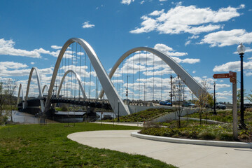 The Frederick Douglass Bridge in Washington, DC