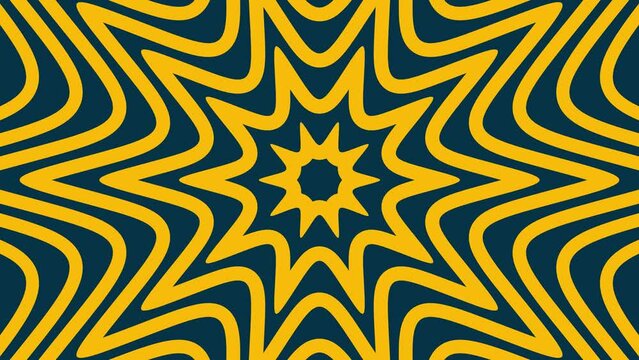 Abstract background animation using yellow color