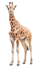 Obraz premium PNG Giraffe wildlife animal mammal