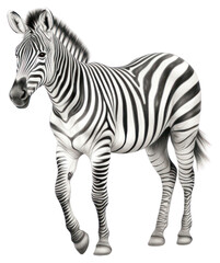 Fototapeta premium PNG Zebra wildlife animal mammal