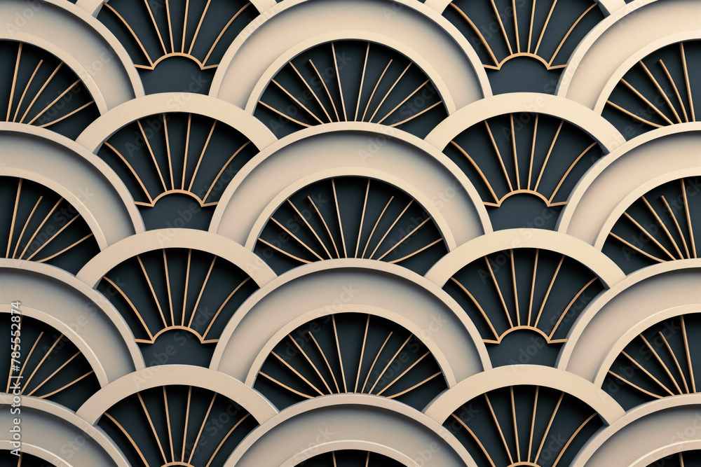 Poster sophisticated abstract 3d pattern. background image. created with generative ai technology.
