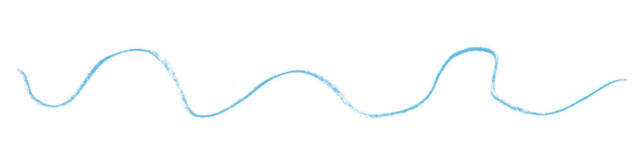 light blue pencil strokes isolated on transparent background