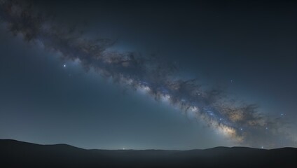 Naklejka premium stars and clouds with background copy space 