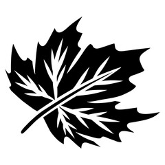maple leaf glyph icon