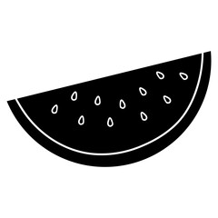 watermelon icon vector illustration