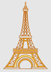 Eiffel Tower illustration 