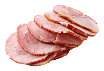 PNG  Thinly sliced ham food meat pork