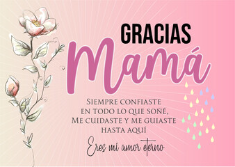 Tarjeta para enviarle a mamá en su día