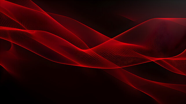 Abstract Red Smoke Free Background Videos, Motion Graphics,Dark Red Curved Lines Background In 3d Render.HD wallpaper for desktop 