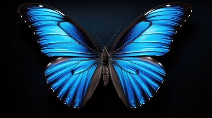 butterfly on black