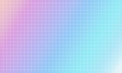 Grid holographic purple and light blue gradient pattern background vol.2
