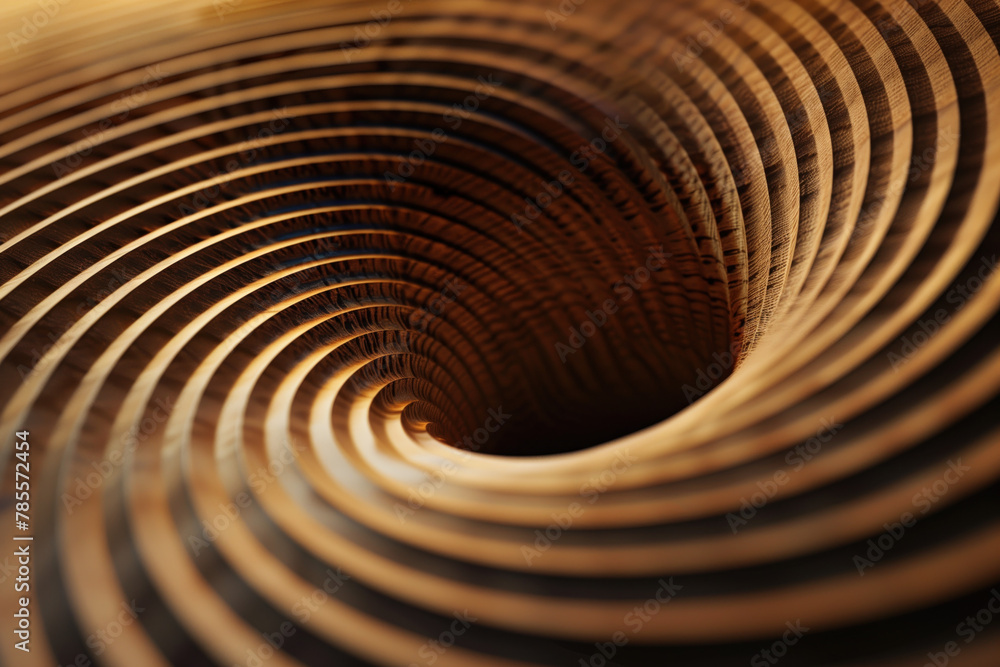 Poster abstract background with a spiral 3d surface. hi-tech futuristic. materials science. background imag