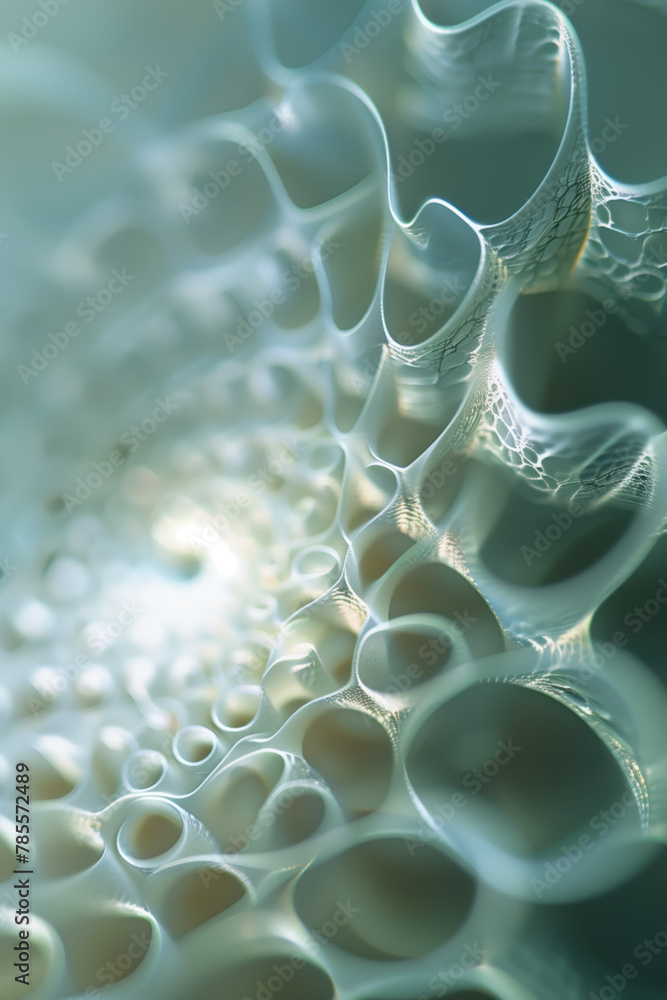Poster abstract background with a 3d surface. hi-tech futuristic. materials science. background image. crea