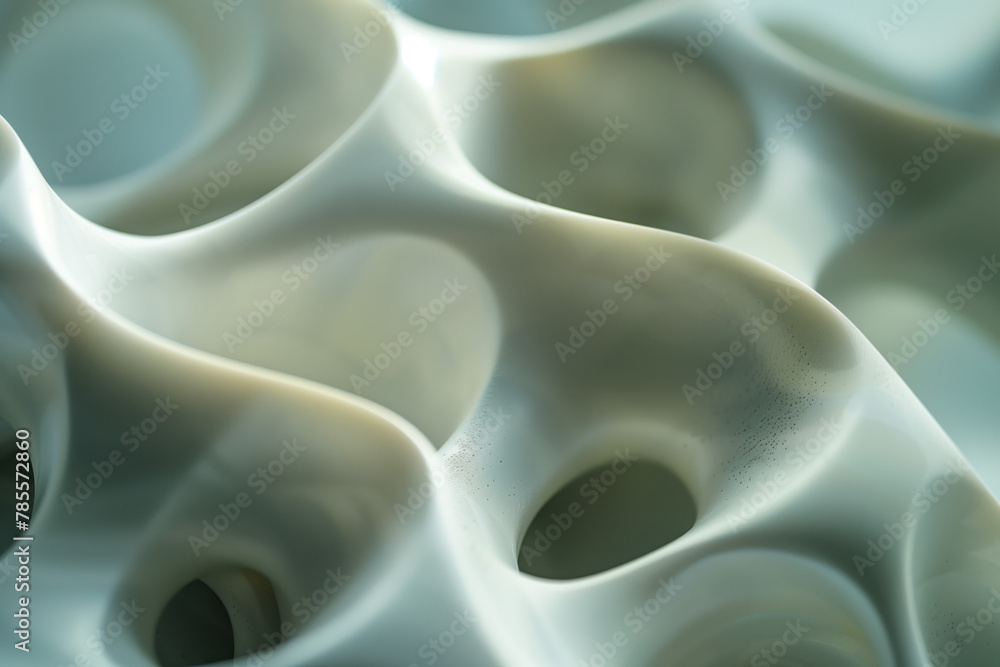Poster abstract background with a 3d surface. hi-tech futuristic. materials science. background image. crea