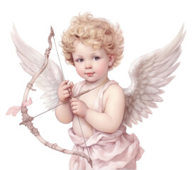 Fototapeta premium PNG Cupid baby representation creativity