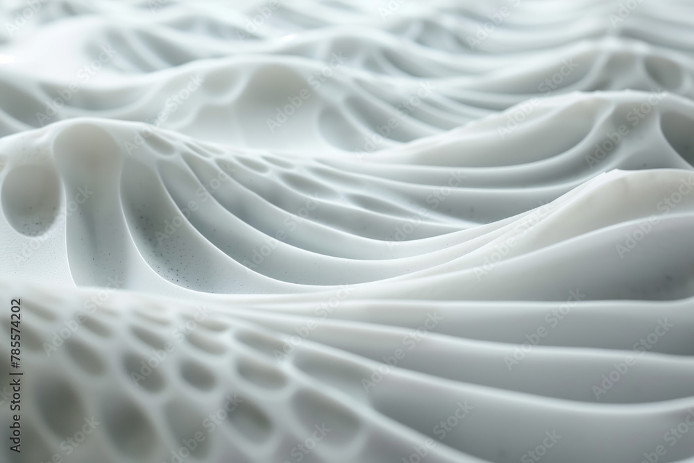Poster abstract background with a 3d surface. hi-tech futuristic. materials science. background image. crea
