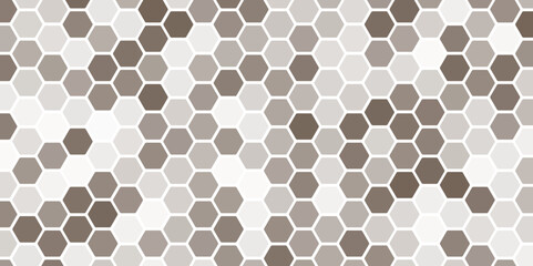 Template Design , Geometric Hexagon abstract background. Brown hexagon image. Vector and illustration