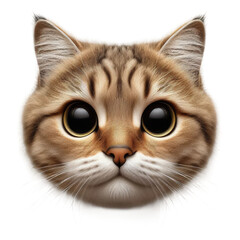Fototapeta premium Isolated Cute Funny Animal on a Clear PNG Canvas, Generative AI