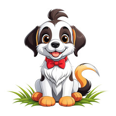 Obraz premium illustration of cute animal characters