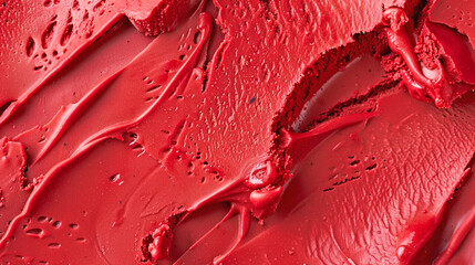 Abstract background of red berry ice cream