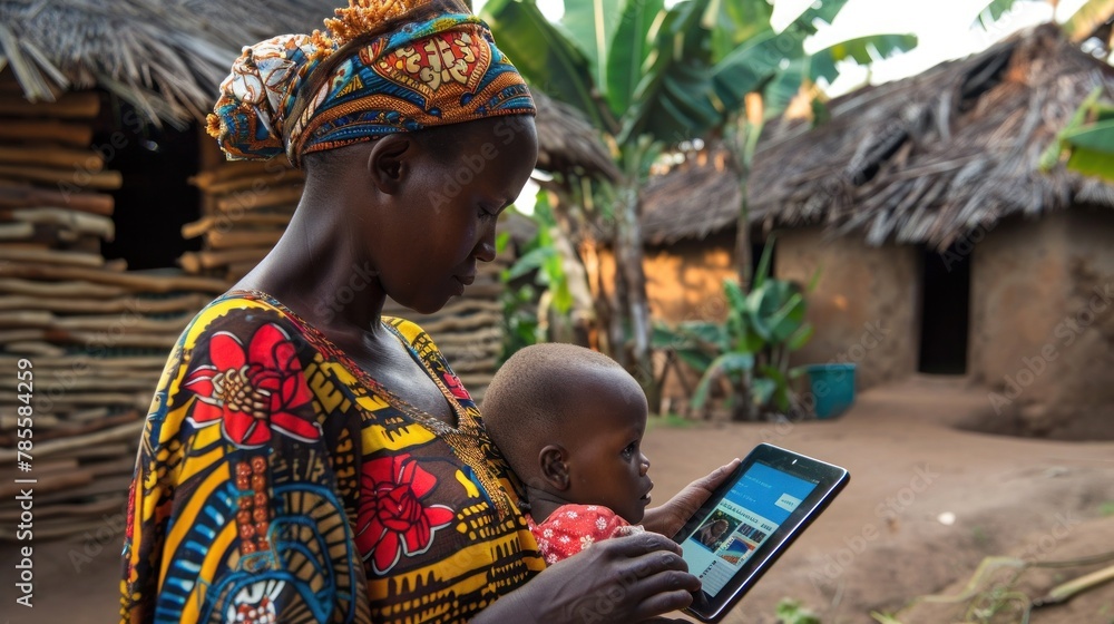 Poster tablet pcs in daily life - exploring the diverse uses and impact of tablet pcs on daily routines.