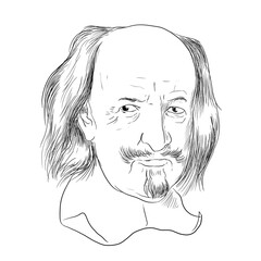Realistic illustration of 
Thomas Hobbes