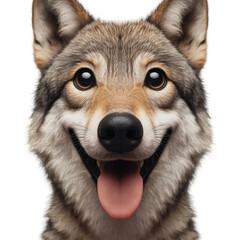 Fototapeta premium Isolated Cute Funny Animal on a Clear PNG Canvas, Generative AI