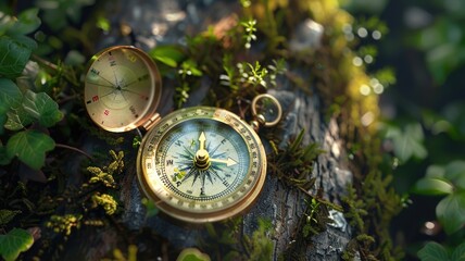 dream where a person finds a compass that leads them to their forgotten dreams and aspirations.